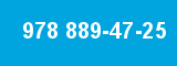 978 889-47-25 978 889-47-25